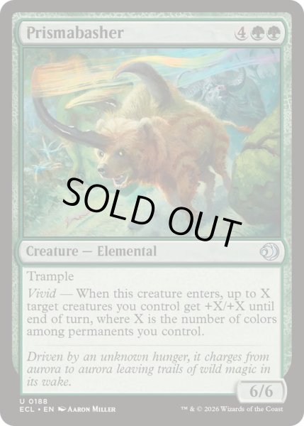 画像1: [EX+](FOIL)虹色の突進獣/Prismabasher《英語》【ECL】 (1)