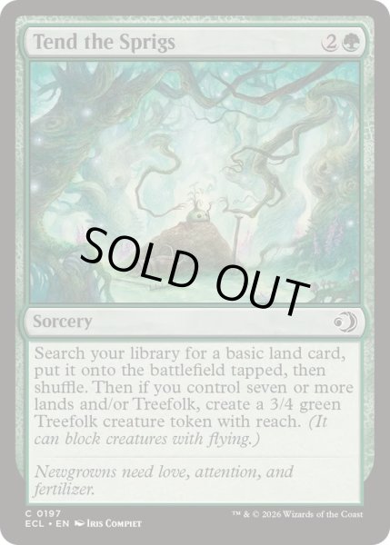 画像1: [EX+](FOIL)若芽の世話/Tend the Sprigs《英語》【ECL】 (1)