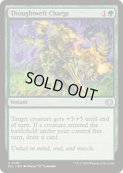 画像1: [EX+](FOIL)思考の糸の突撃/Thoughtweft Charge《英語》【ECL】 (1)