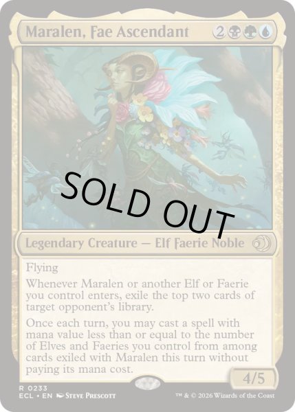 画像1: [EX+](FOIL)上位のフェイ、マラレン/Maralen, Fae Ascendant《英語》【ECL】 (1)