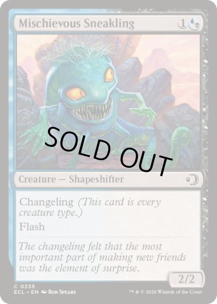 画像1: [EX+]悪戯好きの忍び仔/Mischievous Sneakling《英語》【ECL】 (1)