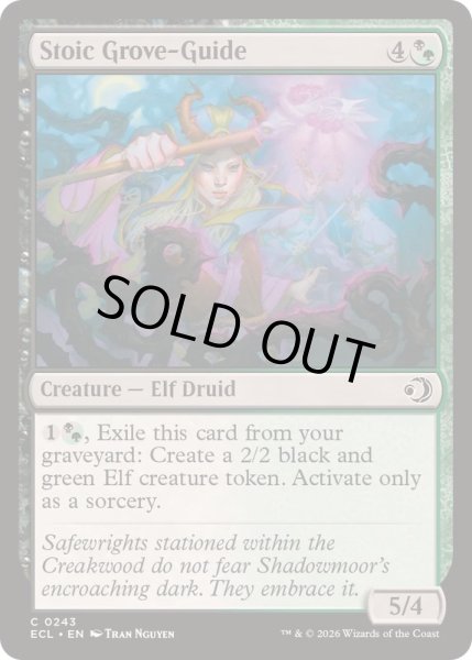 画像1: [EX+](FOIL)冷静な樹林案内人/Stoic Grove-Guide《英語》【ECL】 (1)