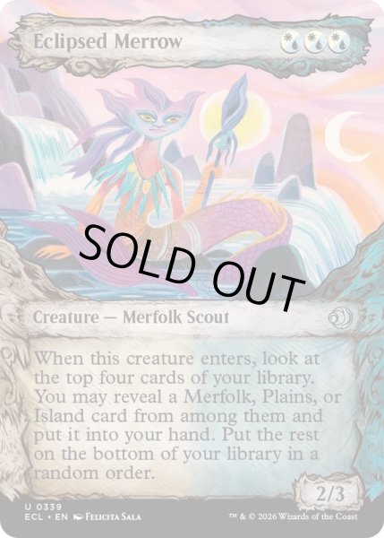 画像1: [EX+](ショーケース枠)蝕甚化したメロウ/Eclipsed Merrow《英語》【ECL】 (1)