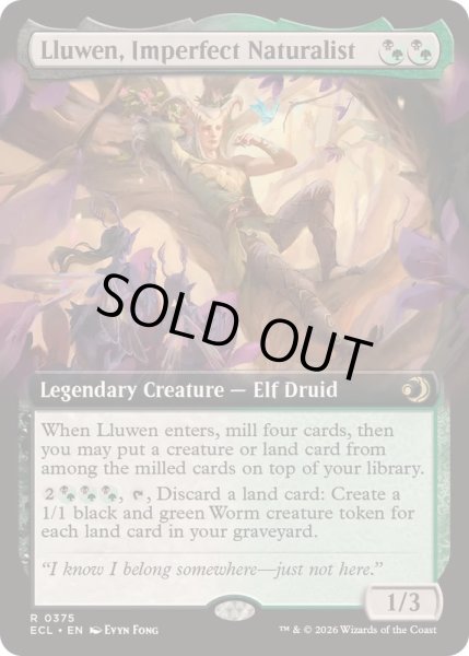 画像1: [EX+](フルアート)不完全な自然体、ルーウェン/Lluwen, Imperfect Naturalist《英語》【ECL】 (1)