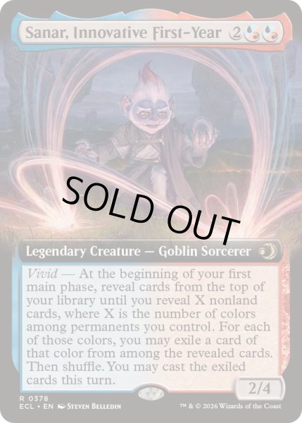 画像1: [EX+](FOIL)(フルアート)創意に富んだ一年生、サナール/Sanar, Innovative First-Year《英語》【ECL】 (1)