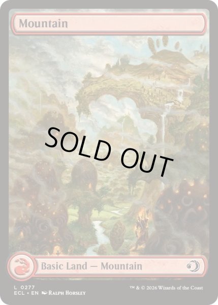 画像1: [EX+](フルアート)(0277)山/Mountain《英語》【ECL】 (1)