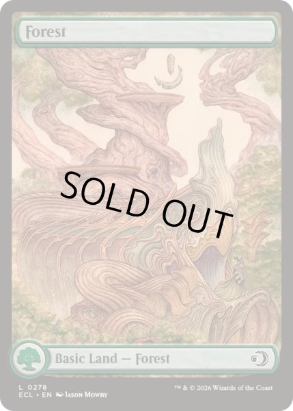 画像1: [EX+](FOIL)(フルアート)(0278)森/Forest《英語》【ECL】 (1)