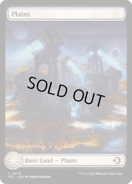 画像1: [EX+](FOIL)(フルアート)(0279)平地/Plains《英語》【ECL】 (1)
