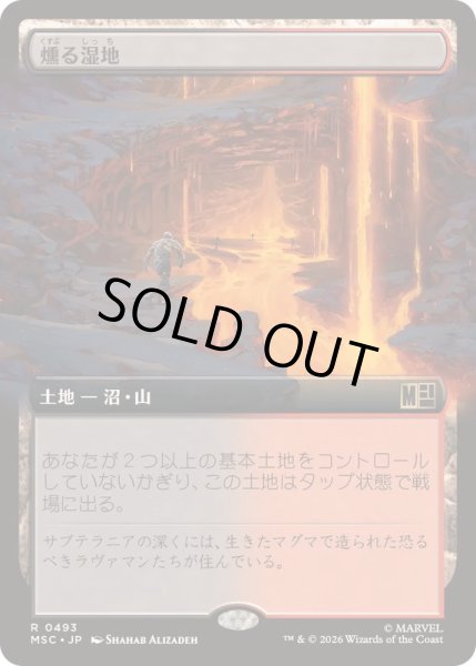 画像1: [EX+](フルアート)燻る湿地/Smoldering Marsh《日本語》【MSC】 (1)