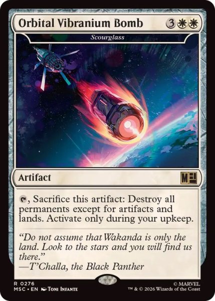 画像1: [EX+]衛星軌道上ヴィブラニウム爆弾/Orbital Vibranium Bomb　//　災いの砂時計/Scourglass《英語》【MSC】 (1)