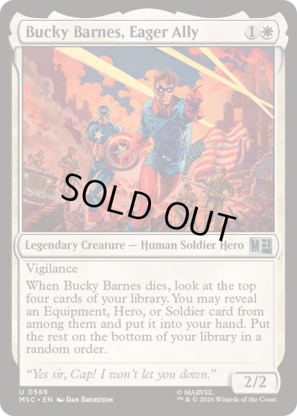 画像1: 熱き心の同志、バッキー・バーンズ/Bucky Barnes, Eager Ally《英語》【MSC】 (1)