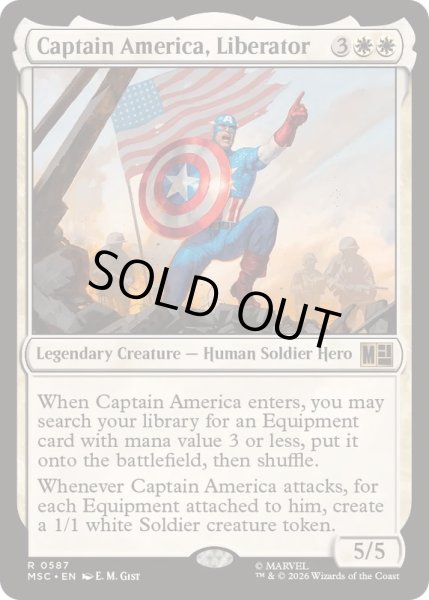 画像1: 解放者、キャプテン・アメリカ/Captain America, Liberator《英語》【MSC】 (1)