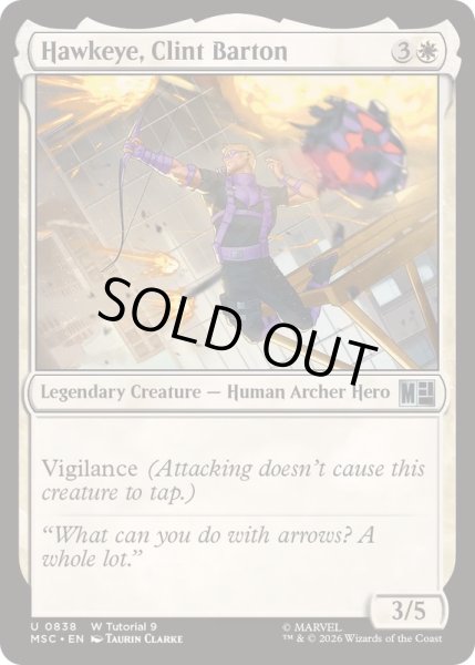 画像1: [EX+](0838)ホークアイ、クリント・バートン/Hawkeye, Clint Barton《英語》【MSC】 (1)