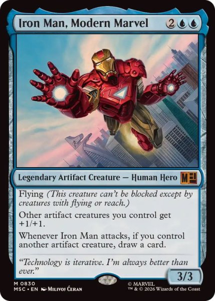 画像1: (FOIL)モダン・マーベル、アイアンマン/Iron Man, Modern Marvel《英語》【MSC】 (1)