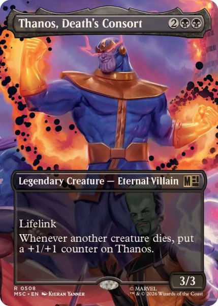 画像1: (フルアート)終焉をもたらす者、サノス/Thanos, Death's Consort《英語》【MSC】 (1)