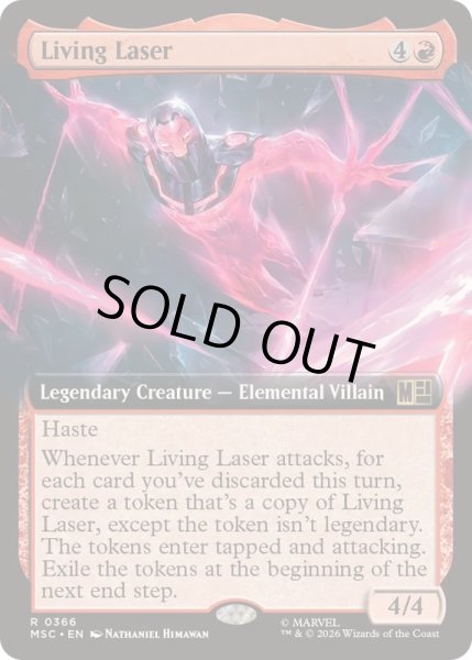 画像1: [EX+](FOIL)(フルアート)リビング・レーザー/Living Laser《英語》【MSC】 (1)