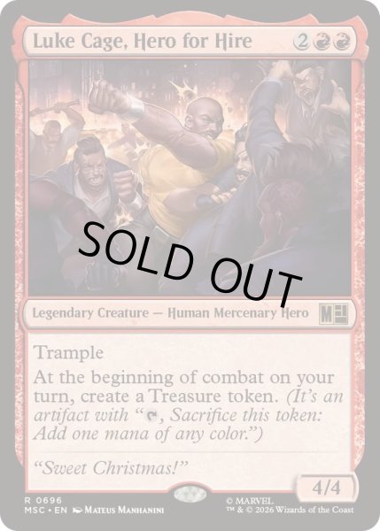 画像1: [EX+](FOIL)ヒーローズ・フォー・ハイアー、ルーク・ケイジ/Luke Cage, Hero for Hire《英語》【MSC】 (1)