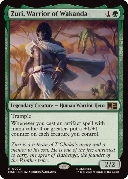 画像1: ワカンダの戦士、ズリ/Zuri, Warrior of Wakanda《英語》【MSC】 (1)
