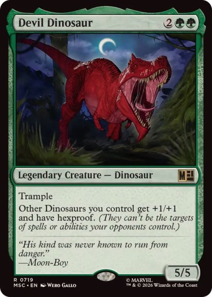 画像1: (FOIL)デビル・ダイナソー/Devil Dinosaur《英語》【MSC】 (1)