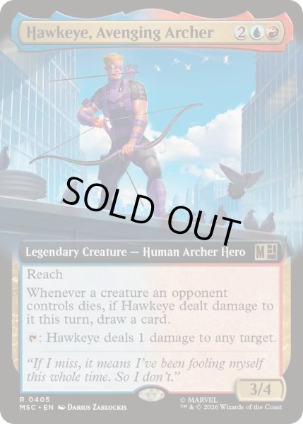 画像1: (フルアート)アベンジャーズの射手、ホークアイ/Hawkeye, Avenging Archer《英語》【MSC】 (1)