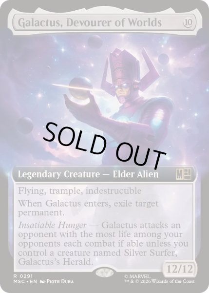 画像1: [EX+](FOIL)(フルアート)世界を喰らうもの、ギャラクタス/Galactus, Devourer of Worlds《英語》【MSC】 (1)