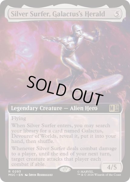 画像1: (フルアート)ギャラクタスのヘラルド、シルバーサーファー/Silver Surfer, Galactus's Herald《英語》【MSC】 (1)