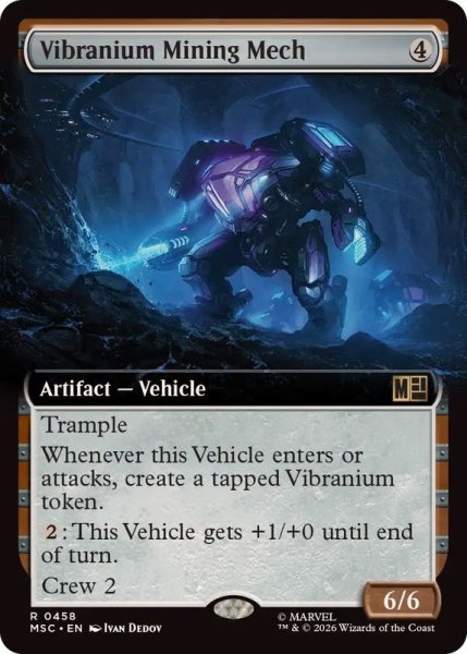 画像1: (フルアート)ヴィブラニウム採掘メカ/Vibranium Mining Mech《英語》【MSC】 (1)