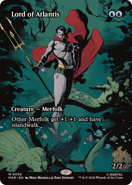 画像1: (フルアート)(0056)アトランティスの王/Lord of Atlantis《英語》【MAR】 (1)
