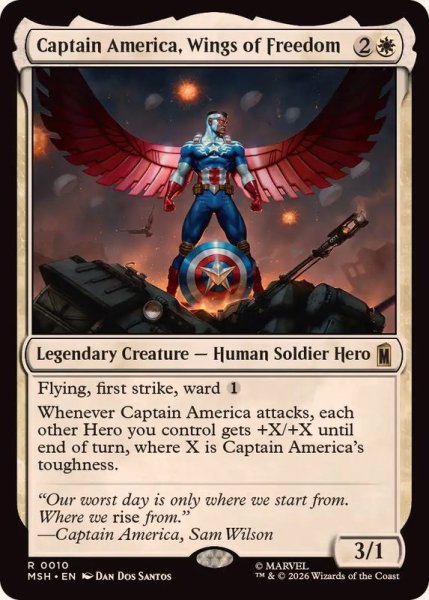 画像1: 自由の翼、キャプテン・アメリカ/Captain America, Wings of Freedom《英語》【MSH】 (1)