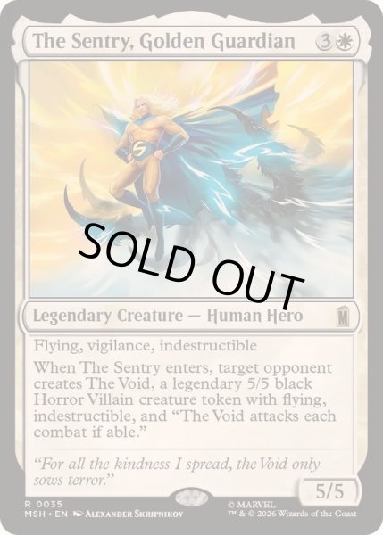 画像1: 金色の守護者、セントリー/The Sentry, Golden Guardian《英語》【MSH】 (1)