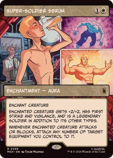 画像1: (フルアート)超人血清/Super-Soldier Serum《英語》【MSH】 (1)