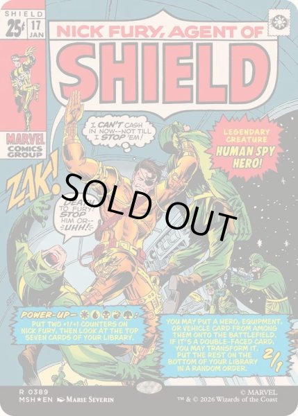 画像1: (FOIL)(フルアート)(0389)S.H.I.E.L.D.のエージェント、ニック・フューリー/Nick Fury, Agent of S.H.I.E.L.D.《英語》【MSH】 (1)