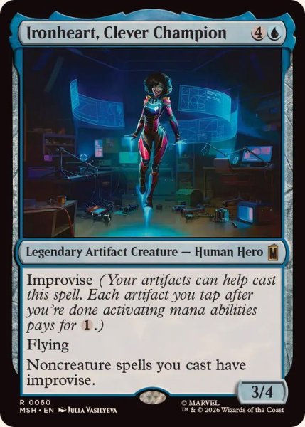 画像1: 才気煥発な勇士、アイアンハート/Ironheart, Clever Champion《英語》【MSH】 (1)