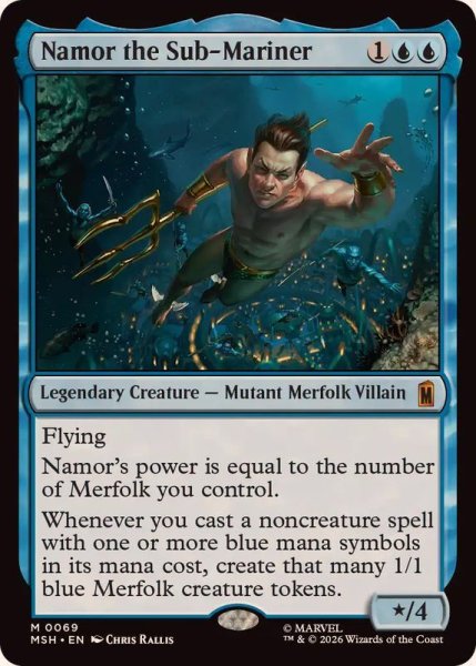 画像1: サブマリナー、ネイモア/Namor the Sub-Mariner《英語》【MSH】 (1)