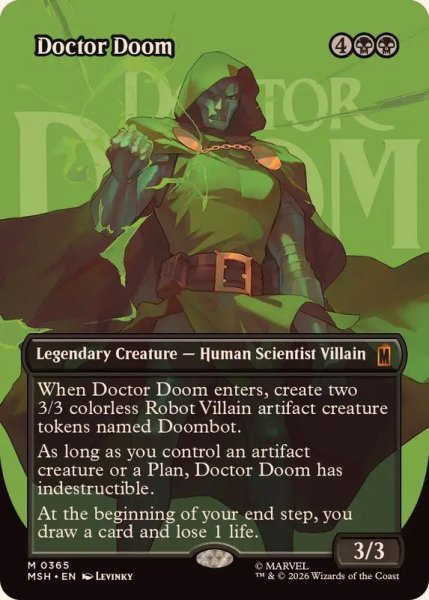 画像1: (FOIL)(フルアート)(0365)ドクター・ドゥーム/Doctor Doom《英語》【MSH】 (1)