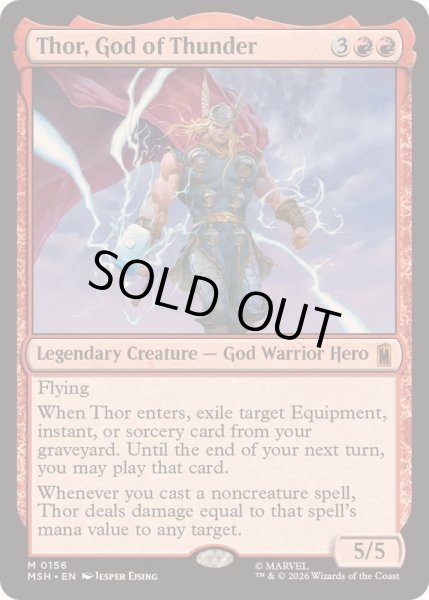 画像1: [EX]雷神、ソー/Thor, God of Thunder《英語》【MSH】 (1)