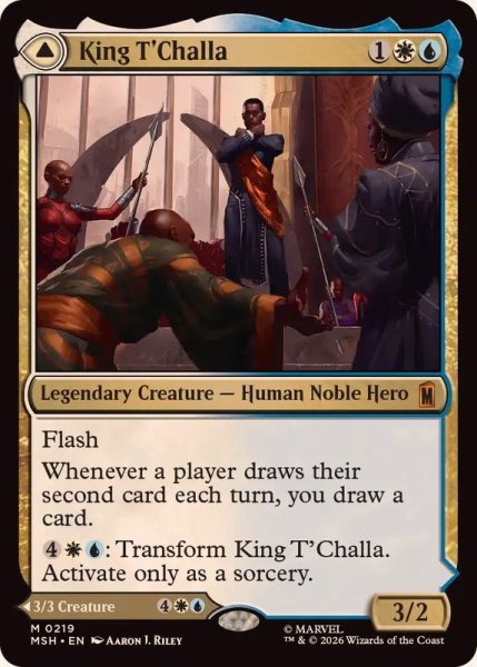 画像1: ティ・チャラ王/King T'Challa《英語》【MSH】 (1)