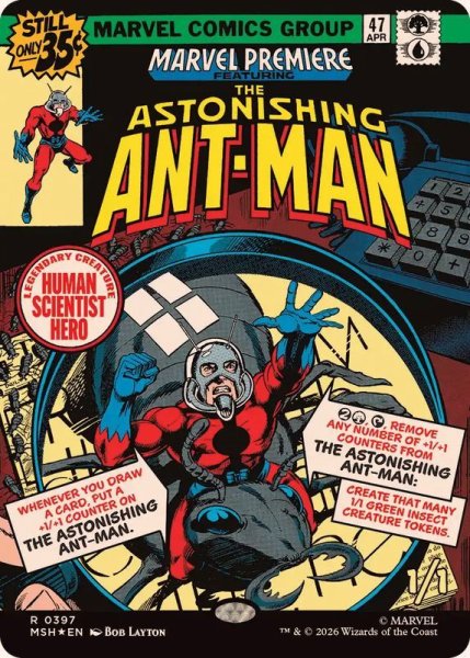 画像1: (FOIL)(フルアート)アストニッシング・アントマン/The Astonishing Ant-Man《英語》【MSH】 (1)