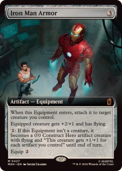 画像1: (フルアート)アイアンマン・アーマー/Iron Man Armor《英語》【MSH】 (1)