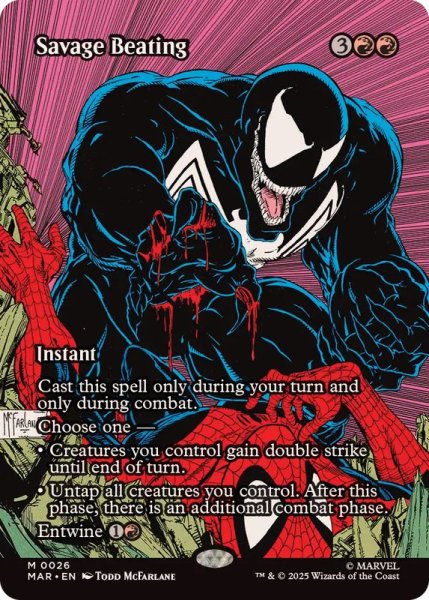 画像1: (フルアート)凶暴な打撃/Savage Beating《英語》【MAR】 (1)