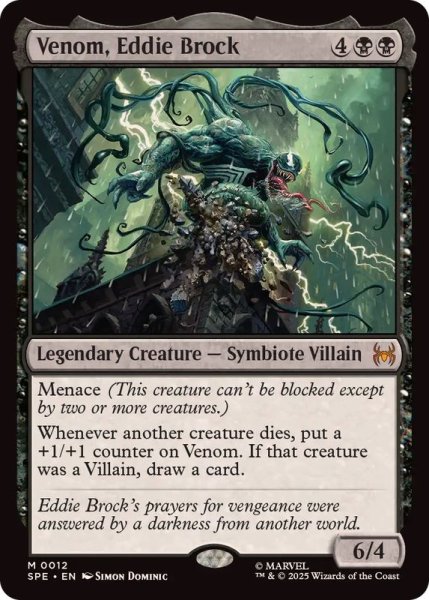 画像1: (FOIL)ヴェノム、エディ・ブロック/Venom, Eddie Brock《英語》【SPE】 (1)