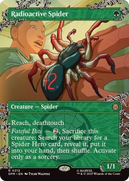 画像1: (フルアート)放射線を浴びた蜘蛛/Radioactive Spider《英語》【SPM】 (1)