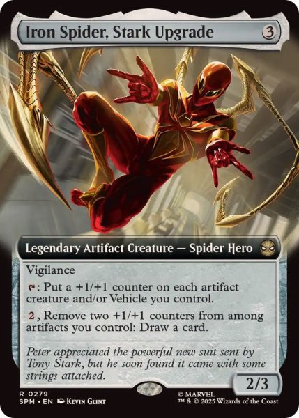 画像1: (フルアート)スタークによる改良、アイアン・スパイダー/Iron Spider, Stark Upgrade《英語》【SPM】 (1)
