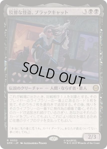 画像1: [EX+]狡猾な怪盗、ブラックキャット/Black Cat, Cunning Thief《日本語》【SPM】 (1)