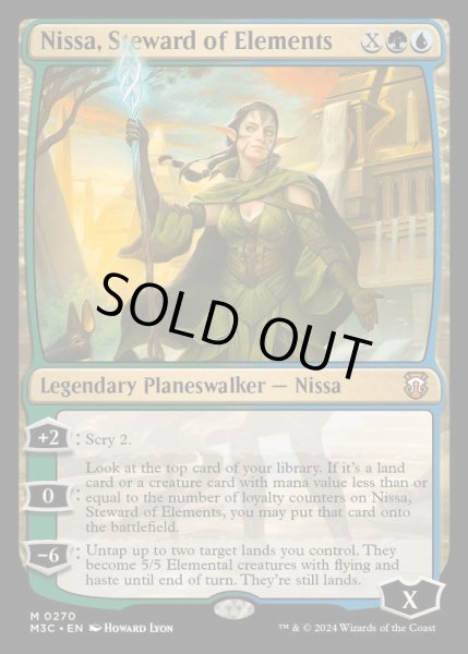 画像1: 自然に仕える者、ニッサ/Nissa, Steward of Elements《英語》【M3C】 (1)