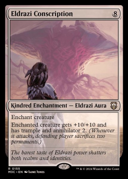 画像1: [EX+]エルドラージの徴兵/Eldrazi Conscription《英語》【M3C】 (1)