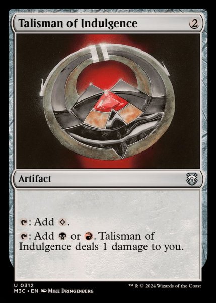 画像1: [PLD]耽溺のタリスマン/Talisman of Indulgence《英語》【M3C】 (1)