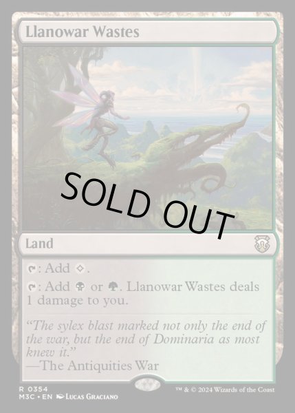 画像1: ラノワールの荒原/Llanowar Wastes《英語》【M3C】 (1)