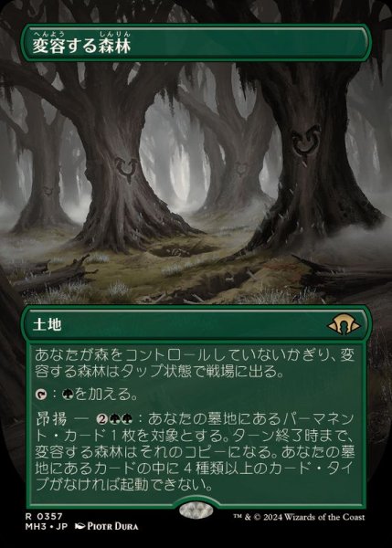 画像1: (FOIL)(フルアート)変容する森林/Shifting Woodland《日本語》【MH3】 (1)