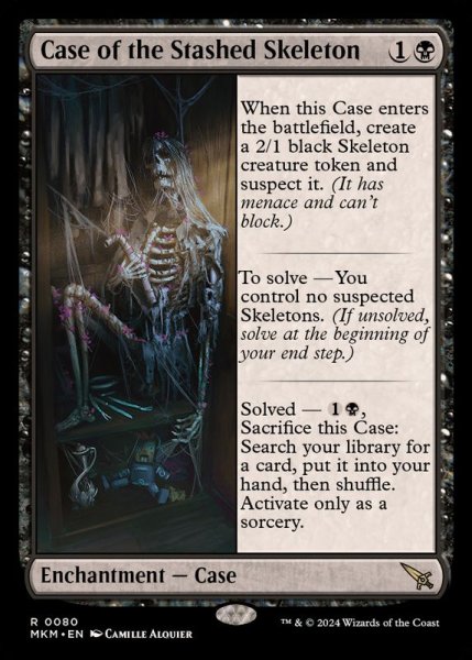 画像1: 謎の骸骨の事件/Case of the Stashed Skeleton《英語》【MKM】 (1)
